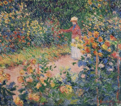 ジヴェルニーの庭園、1895年 作： Claude Monet